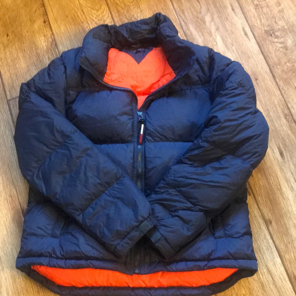 Tommy jeans size medium blue coat ( read description)